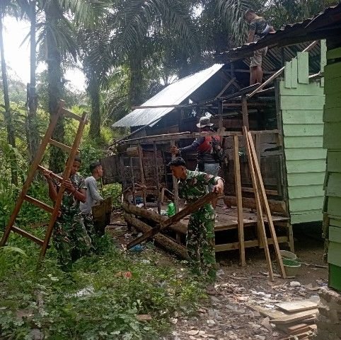 Satgas TMMD Percepat Pembangunan RTLH, Harapan Baru Warga Sangkunur Mulai Terwujud