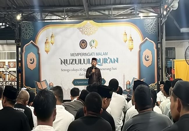 Momentum Ramadan, Lapas Bagansiapiapi Gelar Peringatan Malam Nuzulul Qur&rsquo;an Bersama WBP