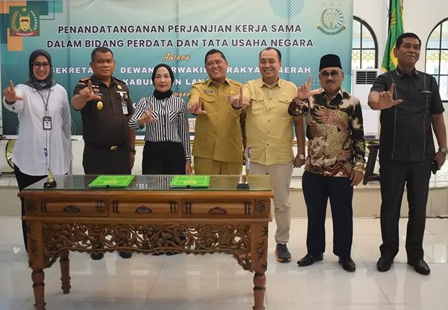 DPRD Langkat dan Kejari Perkuat Sinergi, Teken MoU Penanganan Masalah Hukum