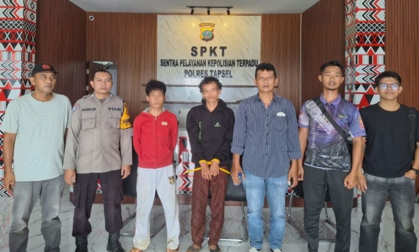 Curanmor Dini Hari Terungkap Cepat, Dua Pelaku di Batangtoru Diringkus Polisi