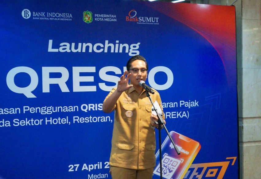 Medan Luncurkan Qresto, Sistem Pajak Real-Time Pertama di Indonesia