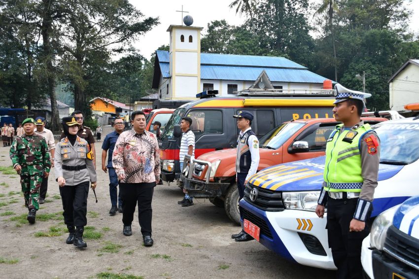 Bupati Samosir Pastikan Kesiapan Operasi Lilin Toba 2025 Jelang Natal dan Tahun Baru