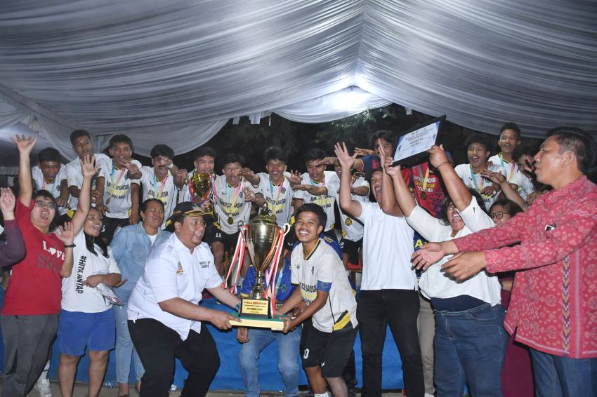 Antap FC Juara Bupati Cup III Samosir 2025, Vandiko Tegaskan Komitmen Majukan Sepak Bola