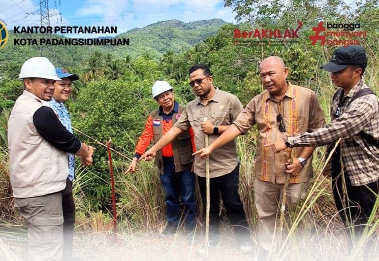 Hunian Tetap di Pijorkoling Mulai Dipersiapkan, Pemko dan BPN Turun Langsung Lakukan Pematokan Lahan