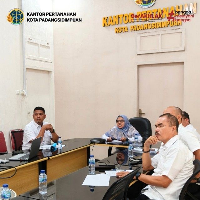 Kantah P.Sidimpuan Hadiri Permintaan Keterangan Ombudsman RI, Perkuat Komitmen Pelayanan Publik