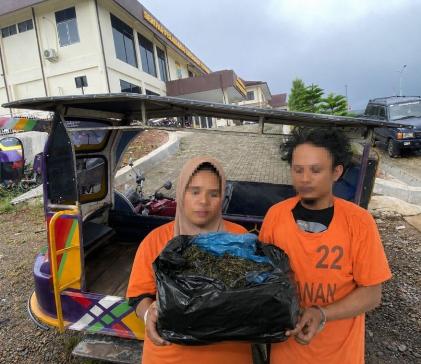 Salah Pilih Armada! Kurir Ganja 3 Kg Naik Becak Motor, Ending-nya Dijemput Polisi