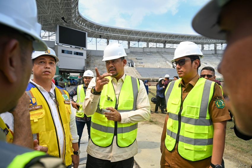 Bobby Nasution Targetkan Stadion Teladan Rampung Mei 2026 untuk Piala AFF U-19