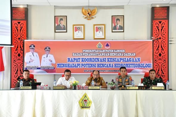 Pemkab Samosir Bentuk Satgas Kesiapsiagaan Bencana Hidrometeorologi