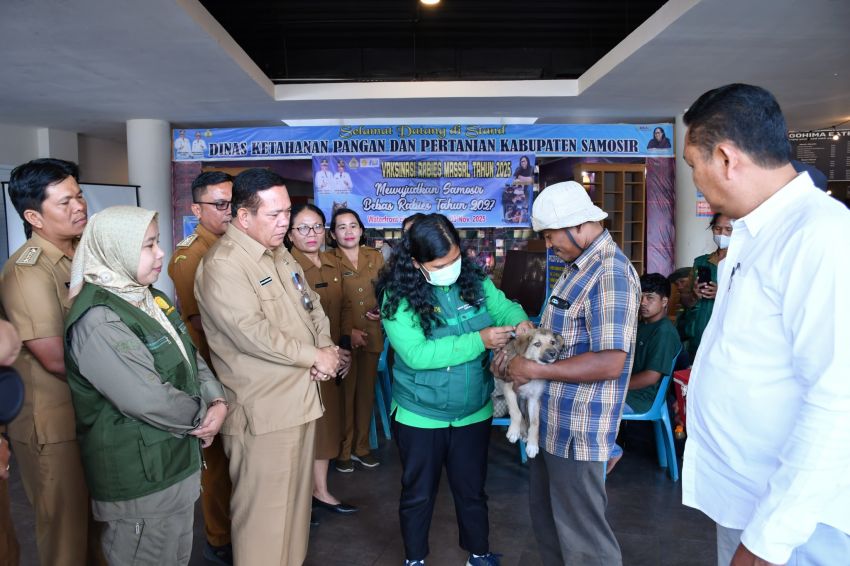 Pemkab Samosir Luncurkan Vaksinasi Rabies Massal Gratis, Targetkan Bebas Rabies 2027