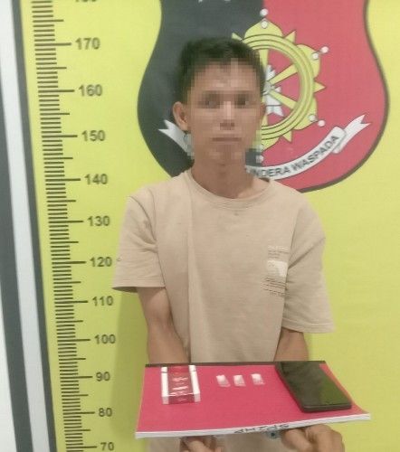 Polisi Ringkus Pengguna Sabu di Simangambat, Satu Pelaku Lain Buron
