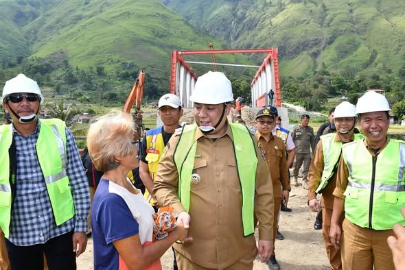 Penantian 16 Tahun Berakhir, Jembatan Sitapigagan di Samosir Hampir Rampung