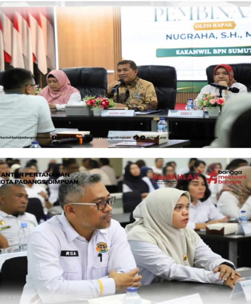 Usai Sertijab, Kakanwil BPN Sumut Nugraha Tekankan Integritas dan Percepatan Program Strategis ATR/BPN