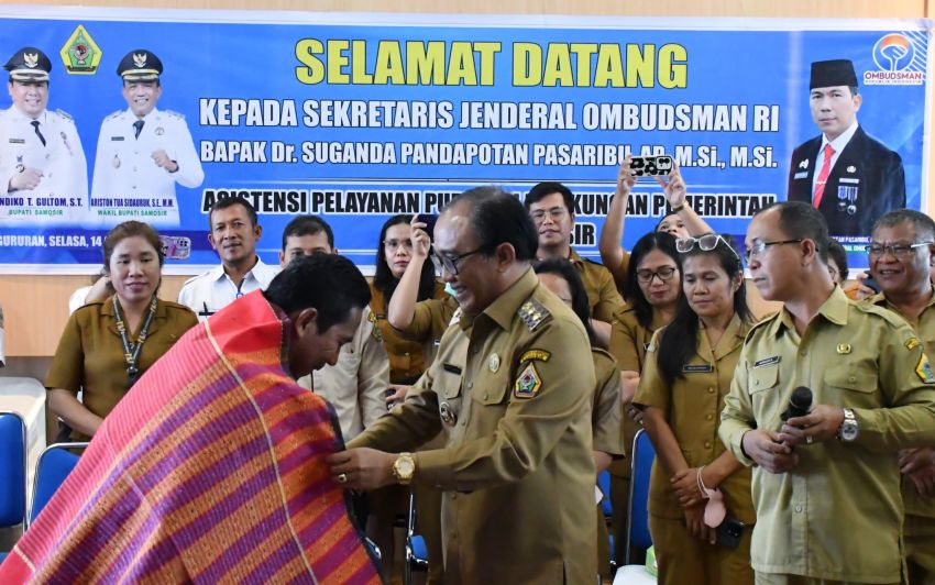 Sekjen Ombudsman RI Dorong Inovasi Pelayanan Publik di Kabupaten Samosir