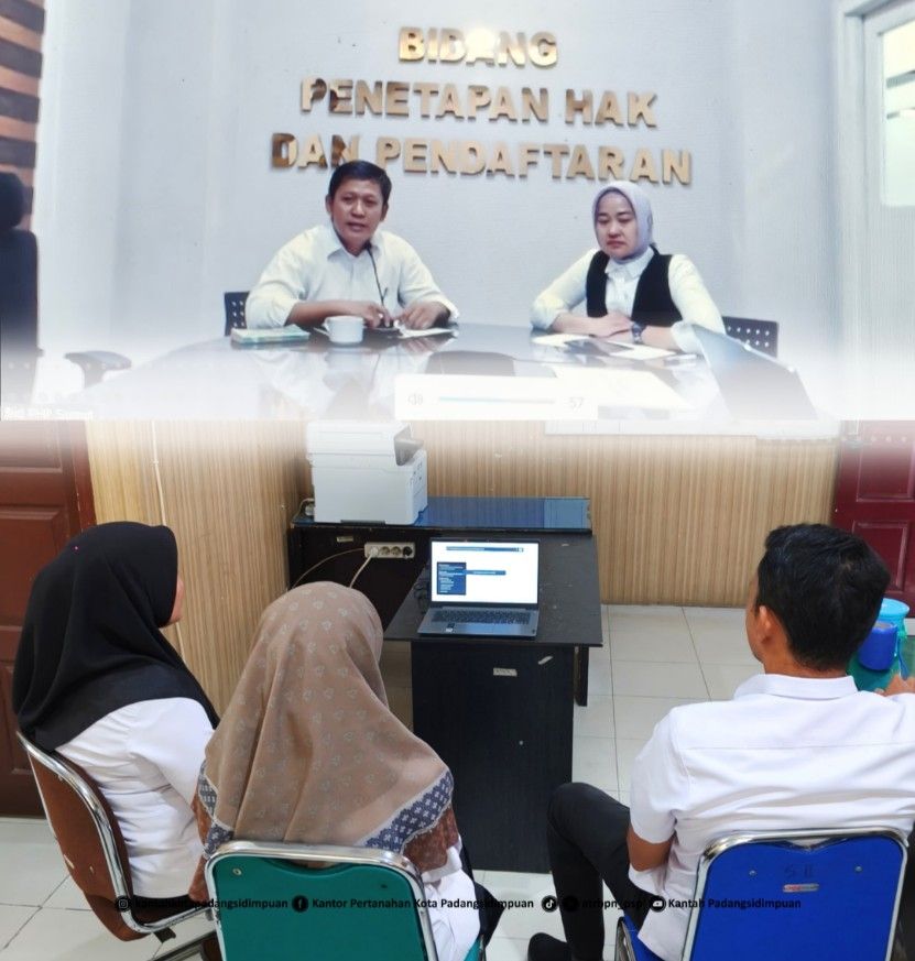 Zoom Bukan Sekadar Rapat, Kantah P.Sidimpuan Kebut Sertifikasi Aset dan Bereskan Tanah Bermasalah Menulis