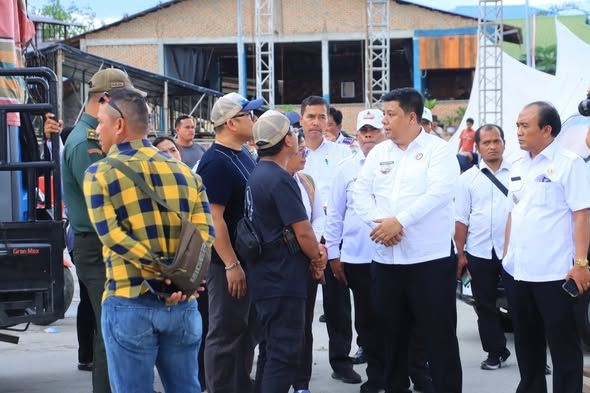 Bupati dan Wakil Bupati Samosir Tinjau Kesiapan Venue Utama Trail of The Kings 2025