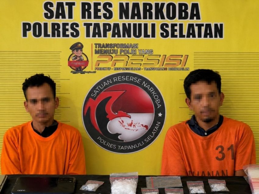 Misi Antar Paket Berujung Borgol, Polisi Bongkar Sabu 25 Gram di Sipaho