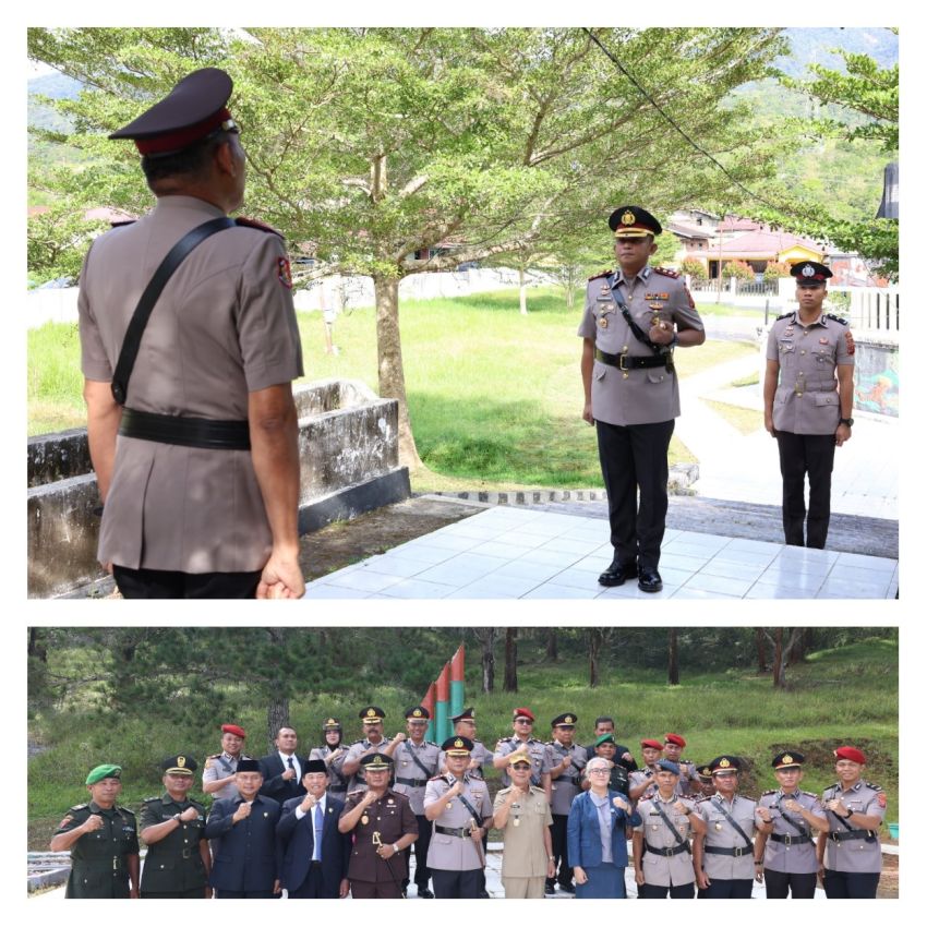 Di Hadapan Makam Pahlawan, Kapolres Tapsel Gaungkan Semangat Bhayangkara untuk Masyarakat
