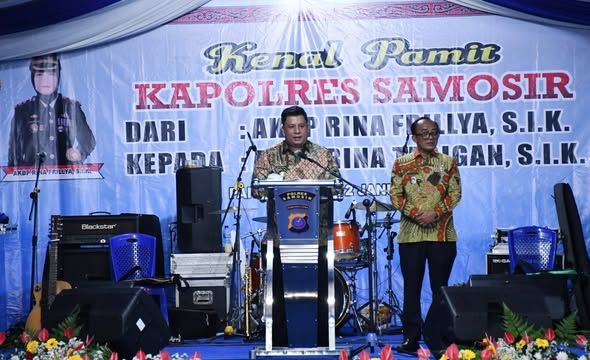 Bupati Samosir Sambut Kapolres Baru, Tegaskan Pentingnya Sinergi Jaga Keamanan Daerah Wisata