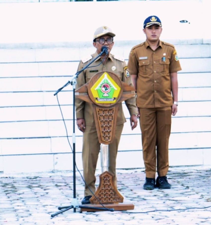 Pimpin Apel Gabungan, Wabup Samosir Tekankan Profesionalisme dan Kesamaan Visi Pembangunan