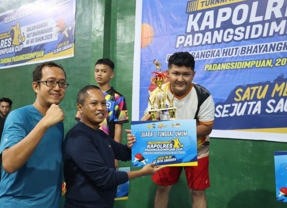 Satu Meja Sejuta Saudara! Turnamen Kapolres Cup Satukan Atlet dari Berbagai Daerah