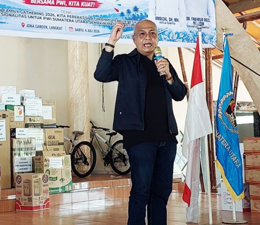 Ahkmad Munir Ingatkan Anggota PWI Jangan Terlibat Lindungi Narkoba dan Judi