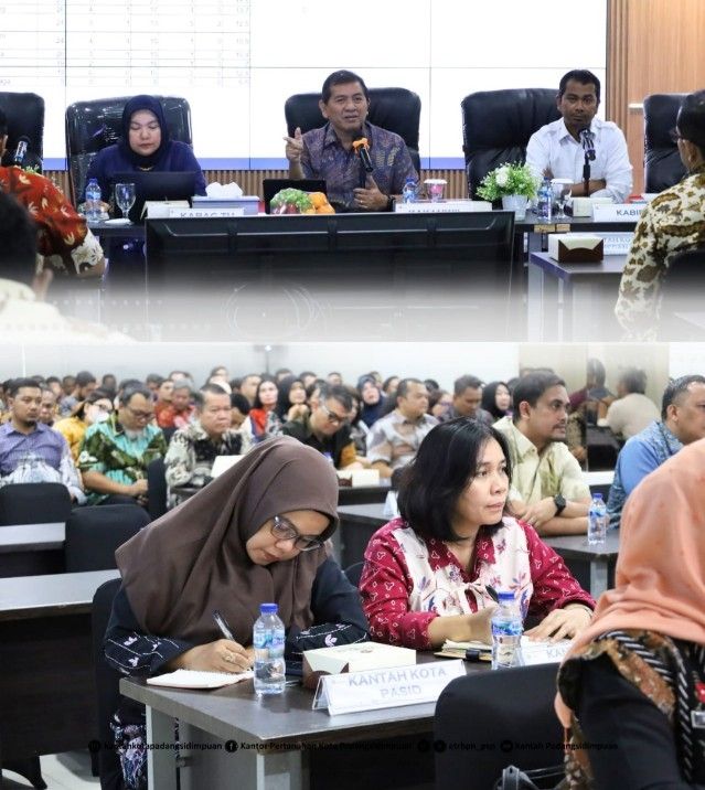 Kanwil BPN Sumut Genjot Transformasi Layanan Pertanahan, Kantah P.Sidimpuan Siap Perkuat Pelayanan