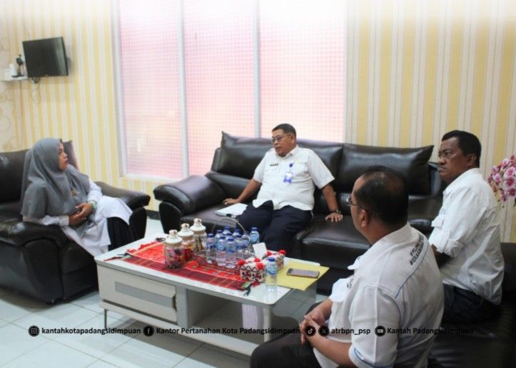 Pemko dan Kantah P.Sidimpuan Perkuat Sinergi, Bahas Percepatan Program Strategis Pertanahan