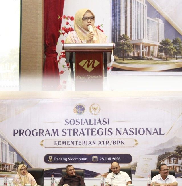 P.Sidimpuan Dipercaya Jadi Tuan Rumah Sosialisasi ATR/BPN, Percepat Digitalisasi Layanan Pertanahan