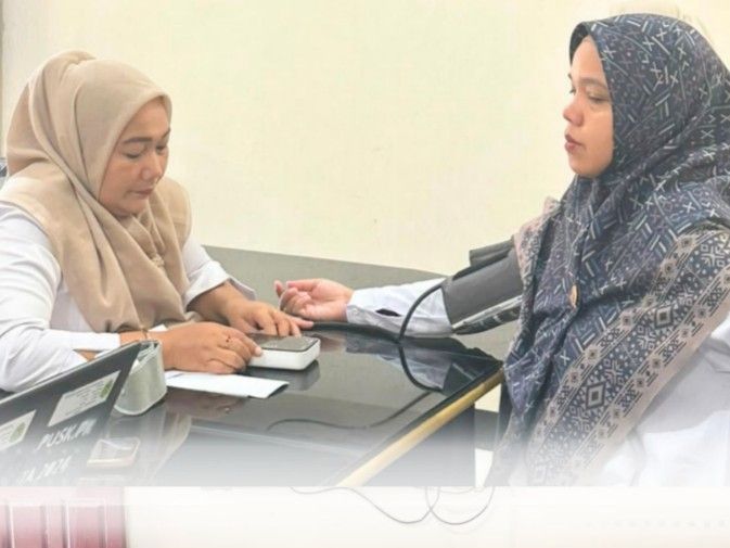 Cek Kesehatan Sebelum Sakit, Kantah P.Sidimpuan Gandeng Puskesmas Pijorkoling Jaga Kebugaran Pegawai