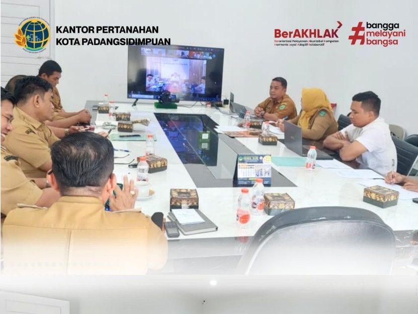 Percepat Legalitas Aset Daerah, Kantor Pertanahan P.Sidimpuan Perkuat Sinergi dengan Pemda se-Sumut