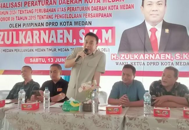 H Zulkarnaen SKM Hadir di M Tembung, Kupas Tuntas Masalah Sampah dan Beri Solusi
