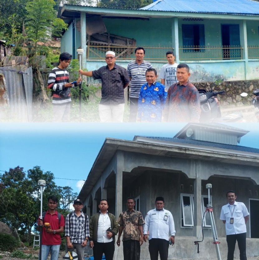 Jemput Kepastian Hukum Aset Umat, Kantah P.Sdimpuan Turun Langsung Periksa Tanah Wakaf di Pintu Langit