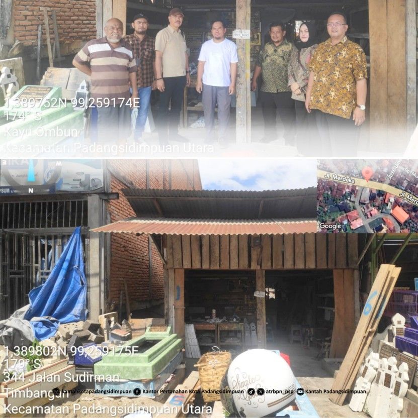Cegah Sengketa Tanah, Kantah P.Sidimpuan Verifikasi Langsung Bidang Tanah di Kayuombun