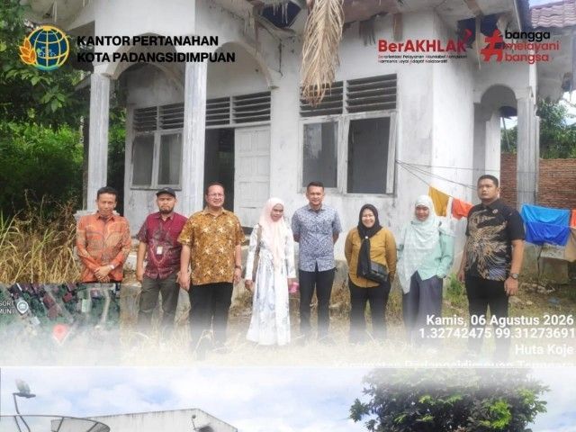 Kantah P.Sidimpuan Periksa Aset Pemko di Hutakoje, Pastikan Legalitas Tanah Sesuai Ketentuan
