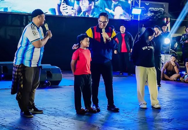 Ribuan Warga Padati Urban Community Park, Rico Waas Nobar Final Piala Dunia Bersama Masyarakat