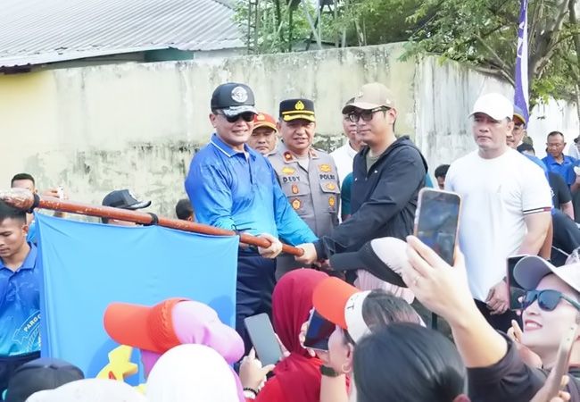 CFD Perdana Hadir di Belawan, Rico Waas: Pemerataan Kesehatan dan Kebahagiaan Harus Dirasakan Seluruh Warga