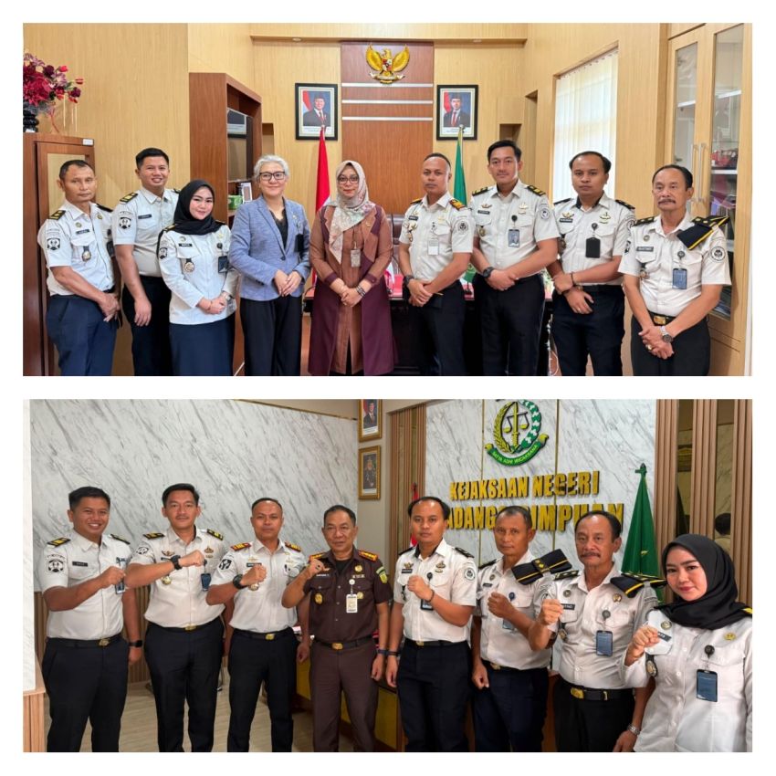 Perkuat Sinergi Penegakan Hukum, Kalapas P.Sidimpuan Sambangi PN dan Kejari