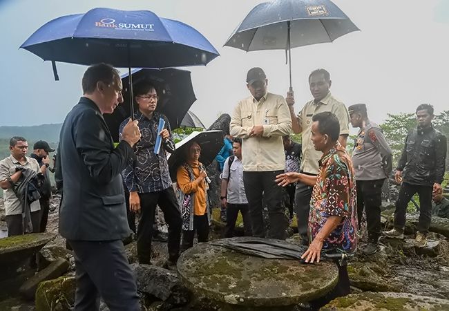 Bobby Nasution Komitmen Revitalisasi Situs Megalitik Tetegewo