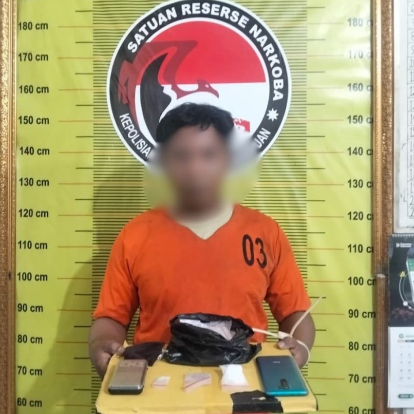 Digerebek Saat Diduga Menimbang Sabu, Polisi Sita 17 Gram Sabu dan 4 Butir Ekstasi