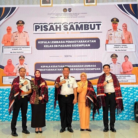 Pisah Sambut Kalapas, Herizal Yusuf Resmi Pimpin Lapas Kelas IIB Padangsidimpuan