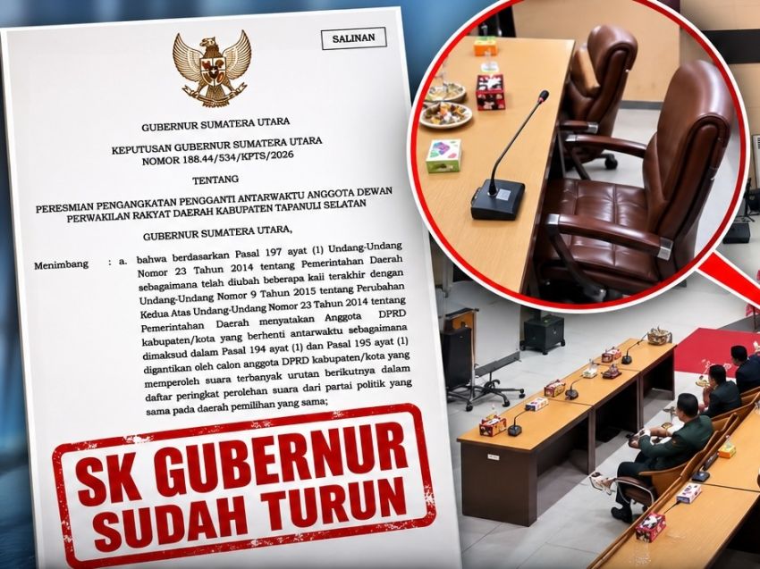 SK Gubernur Sudah Turun, PAW Yusuf Siregar Terkesan Jalan di Tempat, Sekwan Tegaskan Proses Tetap Prosedural