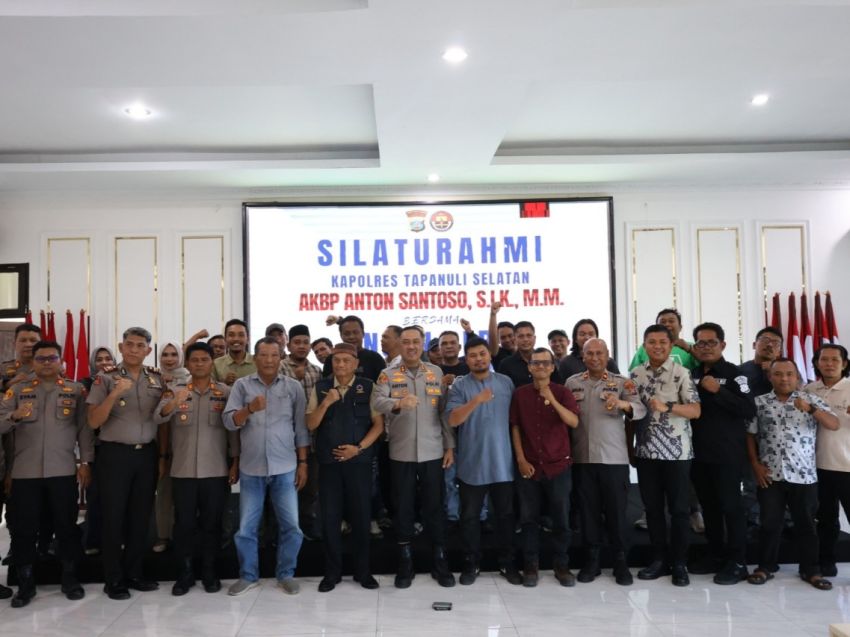 Rangkul Insan Pers, Kapolres Tapsel: Kritik Konstruktif Membuat Kami Lebih Baik