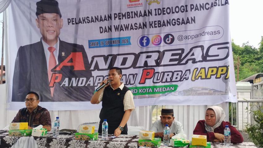 Andreas Pandapotan Purba Ajak Warga Implementasikan Nilai-nilai Pancasila