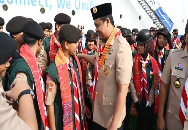 Bobby Lepas 1.179 Pramuka Sumut ke Jamnas XII