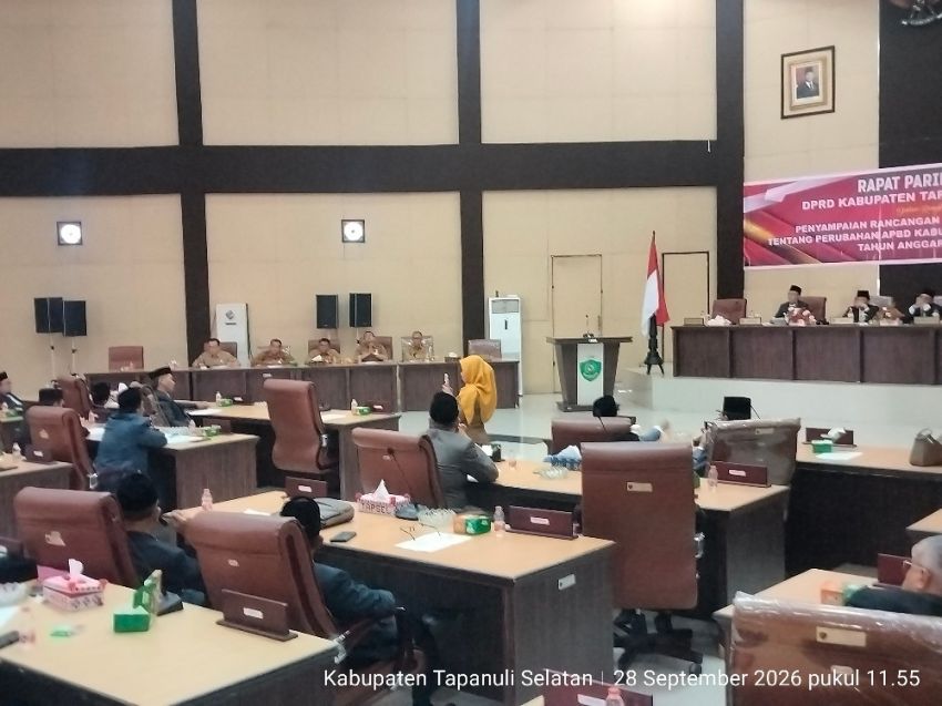Perubahan APBD Tapsel 2026 Dibahas, NasDem Beri Tanggapan, PAN Nyatakan Menolak