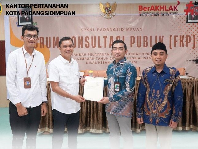 Sertipikat Aset KPKNL P.Sidimpuan Beralih ke Elektronik, Kantah Dorong Digitalisasi Pertanahan