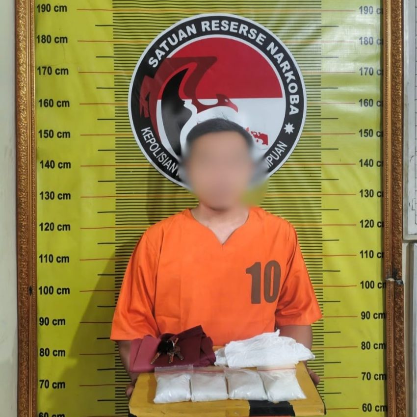 Kejar-kejaran 100 Meter di Tengah Malam, Polisi Sita 401 Gram Sabu di P.Sidimpuan
