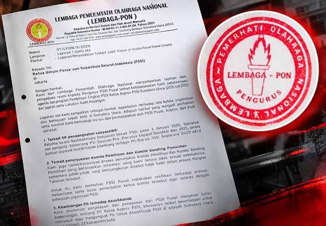 LPON Adukan Arya Sinulingga ke PSSI Pusat