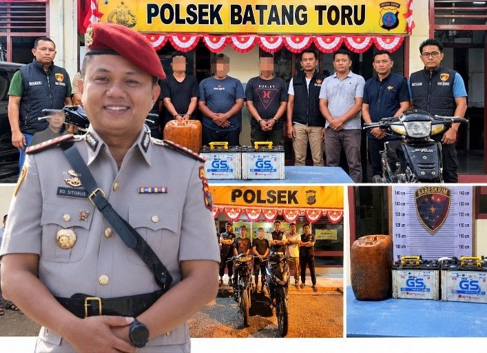 Kasus Kriminal Diungkap, 7 Tersangka Diamankan Satreskrim Polres Tapsel