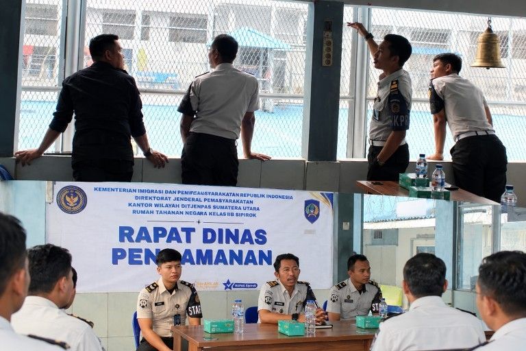 Karutan Sipirok Ingatkan Petugas Tak Boleh Lengah, Kontrol Blok Hunian Wajib Setiap Dua Jam